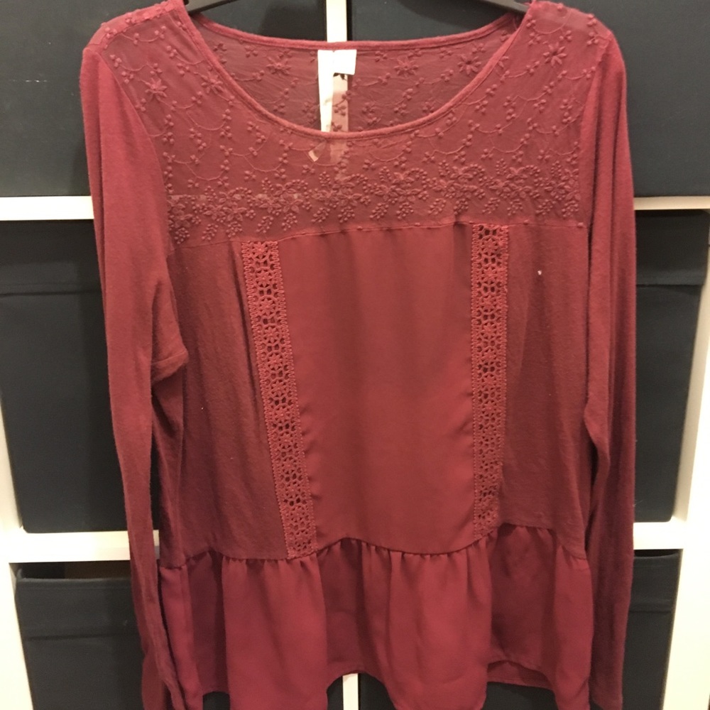 Red long sleeve